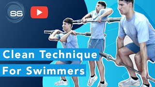 3 Weightlifting Progressions for Swimmers: The Hang Power Clean | Swimmer Strength