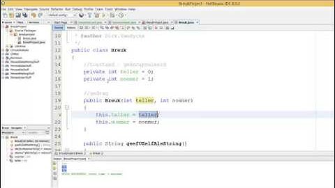 Object Oriented Programming 4 - Howest Brugge Toegepaste Informatica SSE Java