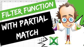 Excel - How to get partial match with FILTER function | Excel Tips 116
