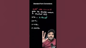 Standard Form Conversions the easiest way possible! Perfect for your Olevels /IGCSE exam prep.#maths