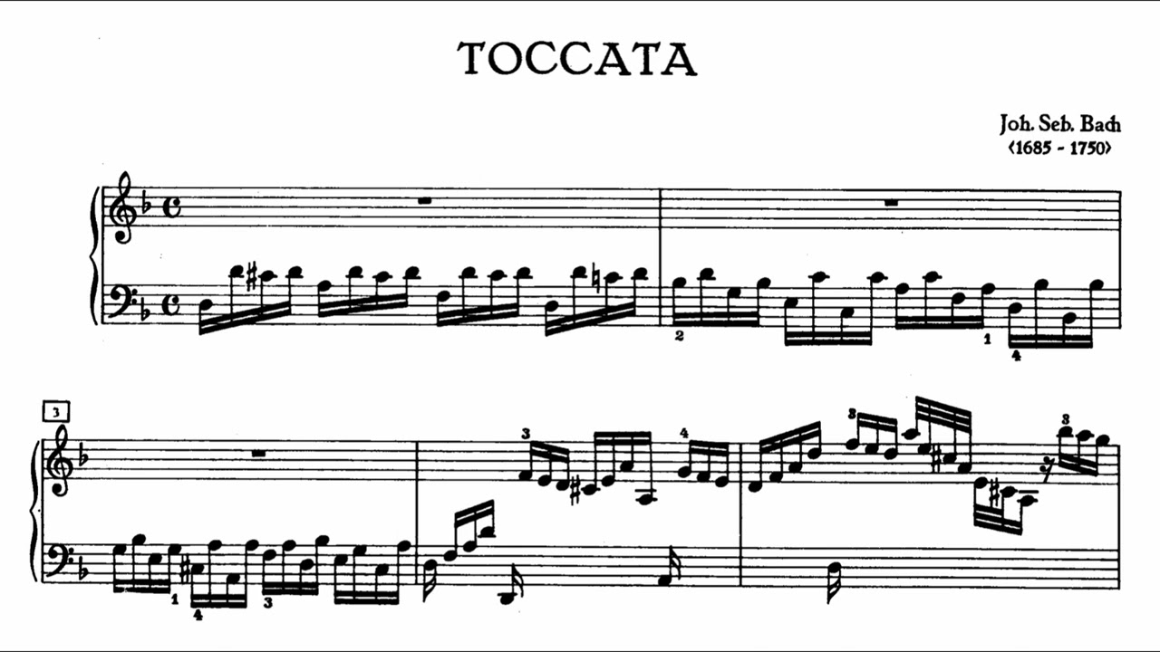 Bach: Toccata in D Minor BWV 913 (Janssen, Savary)