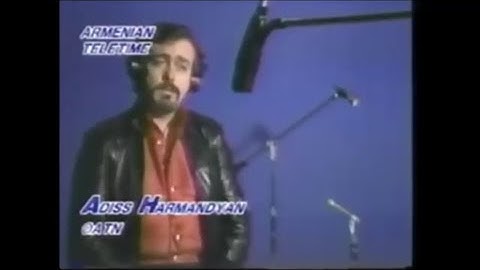 Adiss Harmandian - Groungner (1984 Video)