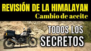 Cómo cambiar aceite y filtros Royal Enfield Himalayan