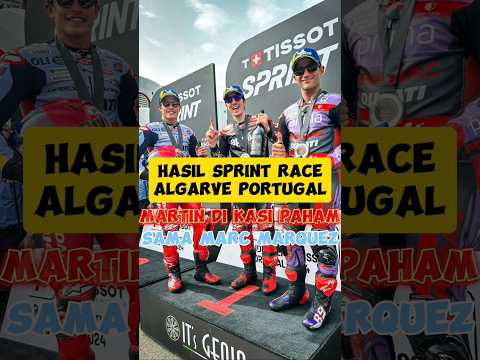 Hasil Sprint Race MotoGP Portugal 2024❗Marquez Kasi Paham Martin Gaya Agresifnya😱