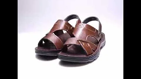 Men's Summer Fashion Leather Sandal Casual Beach Shoes Lazy Shoes