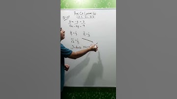 Ex 3.3 Q-1 | Pair of linear equations in two variables | Class 10 Maths #shorts #ytshorts #maths