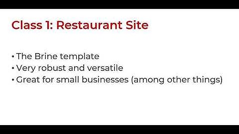 Episode 1.1 - How To Create A Restaurant Website Using Squarespace (Create a Website Video Series)