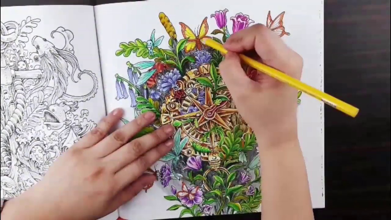 kerby Rosanes adult Coloring book I speed coloring I Imaginomorphia PART 1 - YouTube