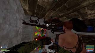 funny moment with Mimi in base #rust #rustpc #rustconsole #rustgame #playrust #mini #base #fire