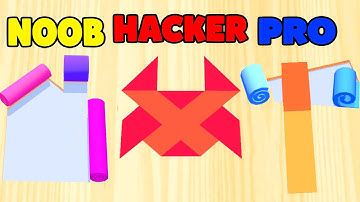 NOOB VS PRO VS HACKER IN Color Roll 3D