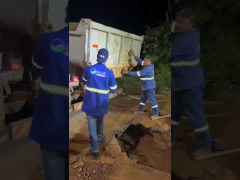 Sae atua em reparos no Jardim Paraíso em Catalão