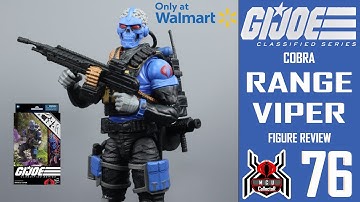 GI Joe Classified Series 76 RANGE VIPER Cobra Walmart Exclusive Figure Review
