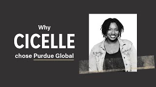 Purdue Global gave Cicelle the opportunity to be a voice for women in higher education by Purdue Global 556 views 4 months ago 31 seconds