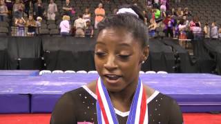 Simone Biles - Interview - 2014 Secret U.S. Classic