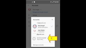 YouTube or YT Studio App - Unable to Switch Accounts - An Error Occurred - Quick Fix