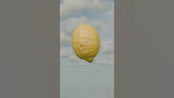 Spinning Lemon Quick Explosion | Blender 3D Animation. #shorts