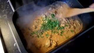 Hackbraten mit Sauce (Rezept) || Meat Loaf with Sauce (Recipe) || [ENG SUBS]