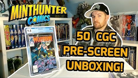 CGC Unboxing | 50 Pre Screen RARE Low CGC Census Comics!