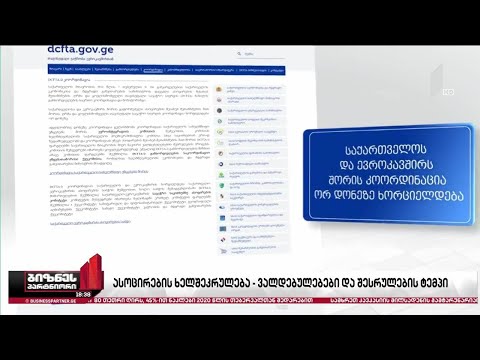 საქართველო-ევროკავშირის ასოცირების ხელშეკრულება - ვალდებულებები და შესრულების ტემპი