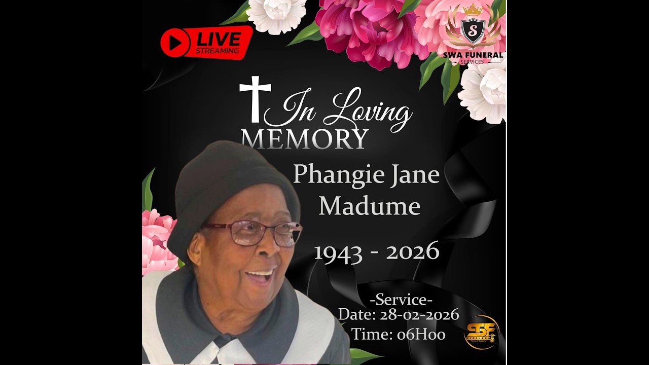 IN LOVING MEMORY OF PHANGIE JANE MADUME