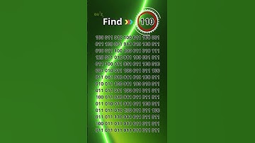 Eye Test Challenge: Can You Find the 110? #quizmeplztv #quiztime #quiz