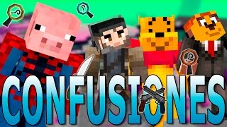 CONFUSIONES  | MURDER EN MINECRAFT | C/ Gona, Luh Y Exo | SARINHA