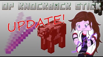 OP knockback stick LEVEL 32767! UPDATED! || Minecraft Commands || Minecraft 1.14.2