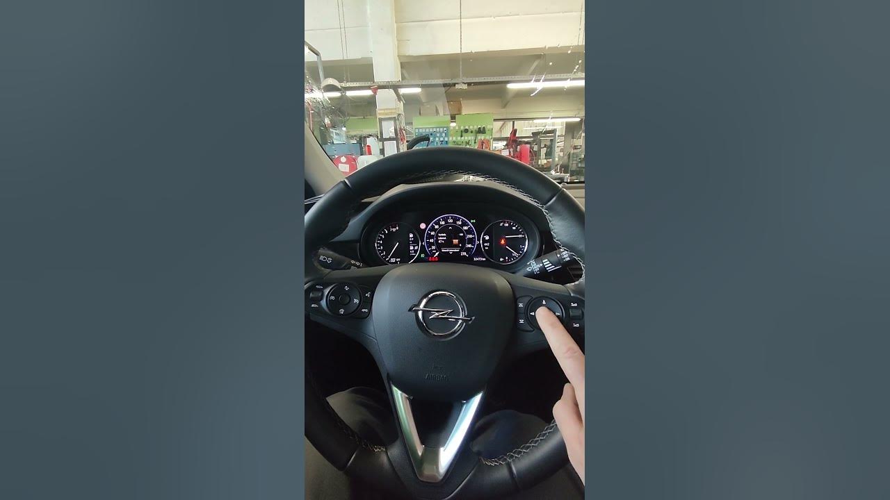 Opel Astra k Inspektion Zurücksetzen Inspection reset YouTube