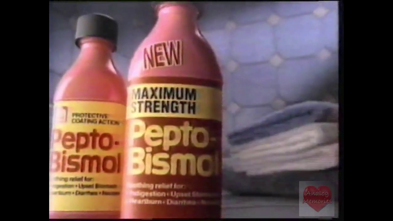 Pepto Bismol Television Commercial 1988 YouTube
