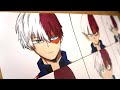 Drawing Todoroki Shoto in 9 different anime styles