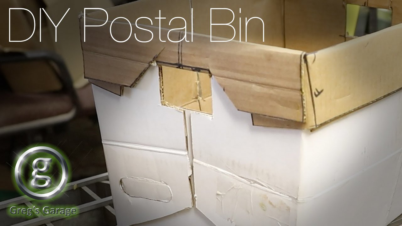 Making Postal Bins From Old Boxes YouTube