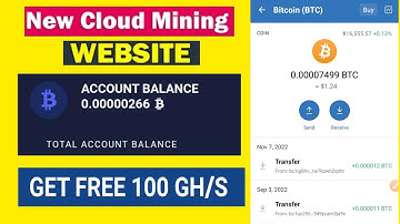 New Bitcoin Cloud Mining Website.100Gh/s Free BirMining New Cloud Mining Website 2022