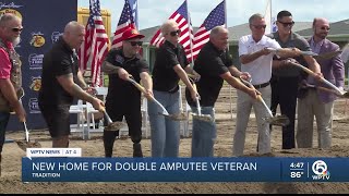 Veteran receiving 'security' & 'peace' with new adaptive home