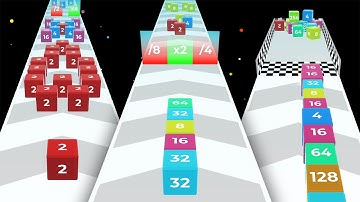 2048 Cube Runner - Math Run Game
