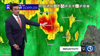 FORECAST: Showers clear Thursday evening