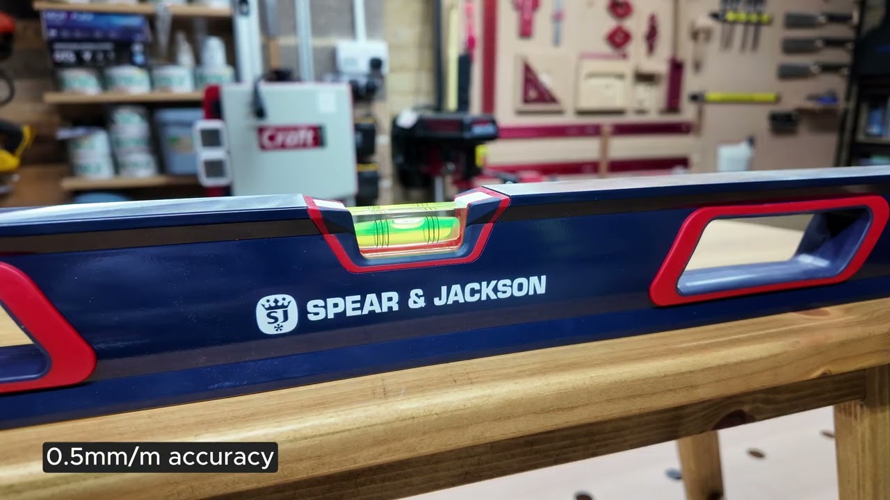 Livella A Bolla Spear & Jackson 1200mm - In Lega Di Alluminio Con Doppia Base E Visualizzazione A Specchio - Foto 3