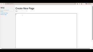 Harvard CS50 Wiki Project
