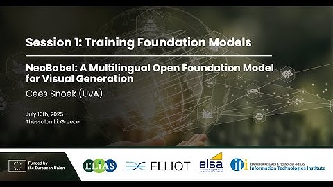 NeoBabel: A Multilingual Open Foundation Model for Visual Generation, by Cees Snoek