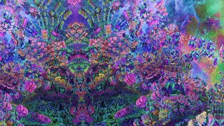 [3 Hours]  Interdimensional Interference  Trippy Fractal Visuals from Beyond  [4K] [60fps]