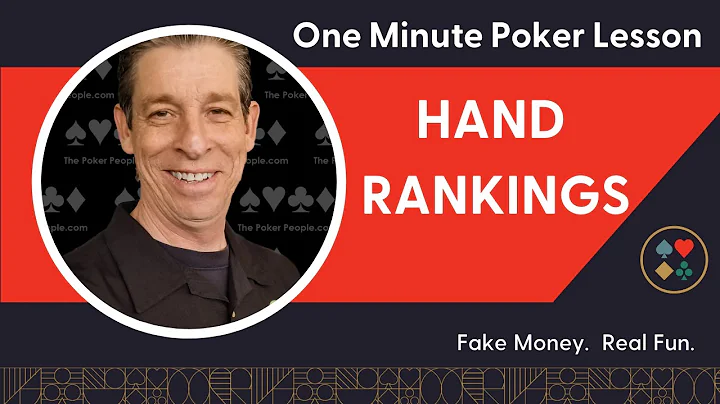 What Beats What?  Poker Hand rankings.