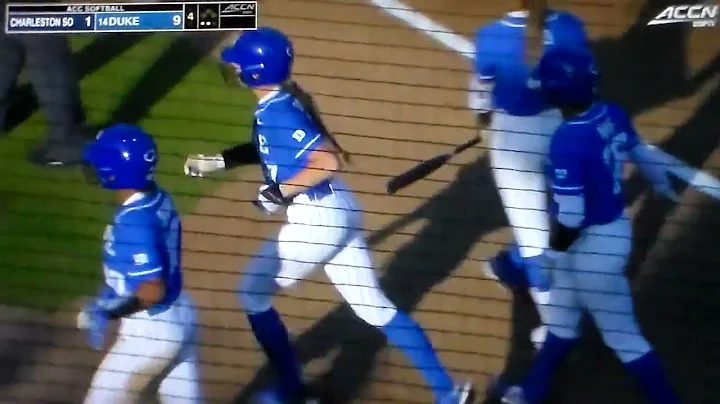 Duke softball's Claire Davidson hits home run vs. ...