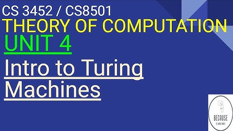 4.12 Introduction to Turing Machines in Tamil