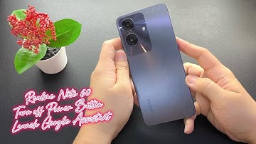 REALME NOTE 60 Turn off Power Button Launch Google Assistant
