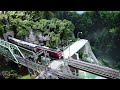 上越線の鉄橋を渡る215系廃車回送