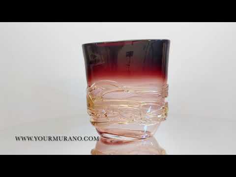 TALASSA clear vase with purple shades video