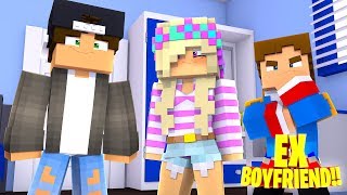 MY WIFE'S SECRET EX BOYFRIEND MOVES IN WITH US!! Minecraft - Little Donny Adventures