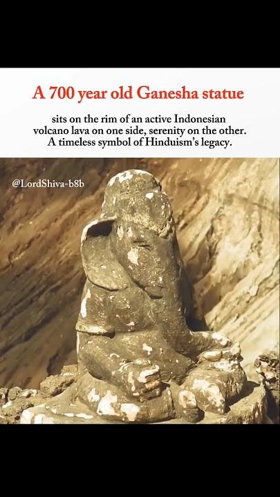 🔥 700-Year-Old Ganesha Statue on an Active Volcano in Indonesia 🌋