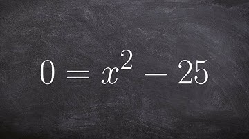 Solve by factoring when a difference of two squares