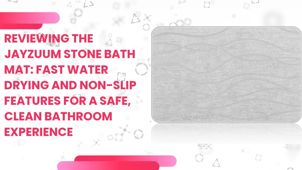 Graplife Stone Bath Mat Non-Slip Fast-Drying Mat for Kitchen