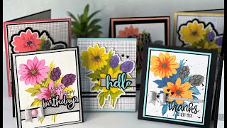 Fast & easy cardmaking, using layered stencils and a ink blending tip!